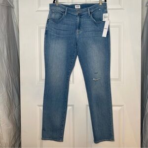 Hudson Los Angeles Blake Slim Straight Jeans Blue Size 36 New With Tags